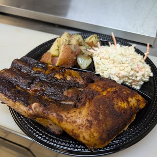 2 Meat BBQ Combination Dinner