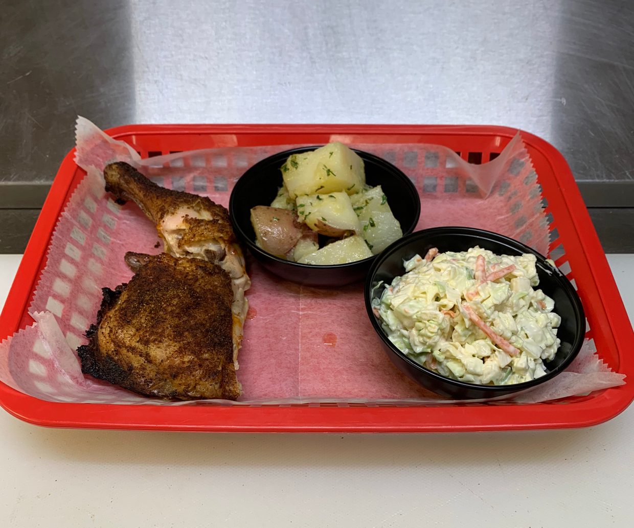 Kid's Dark Meat BBQ Chicken (leg and thigh).